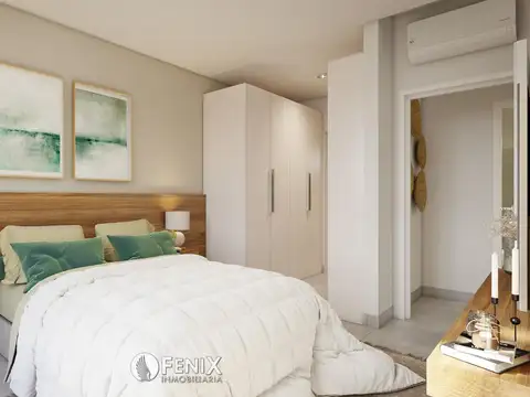 Departamento 2 ambientes con 1 baño