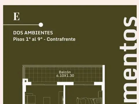 Departamento en Venta en Caseros, USD 95.400