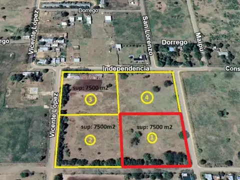 Terreno en Venta en Carmen de Areco, USD 80.000