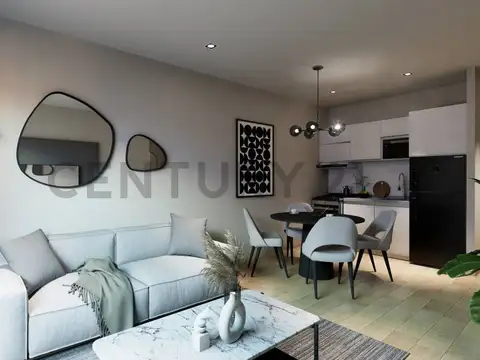 Departamento Monoambiente con 1 baño