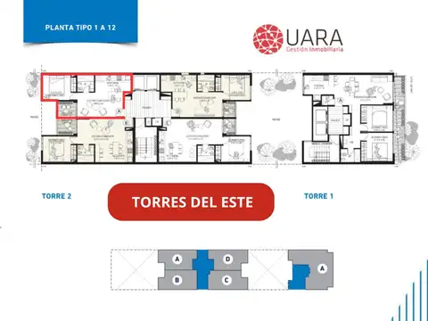 Departamento 1 dormitorio s/ Illia Bº Nueva Cordoba T2 "A"
