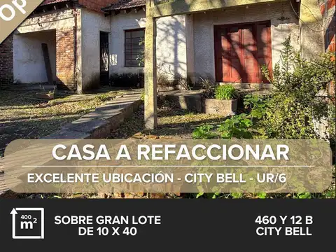 LOTE EN VENTA EN CITY BELL