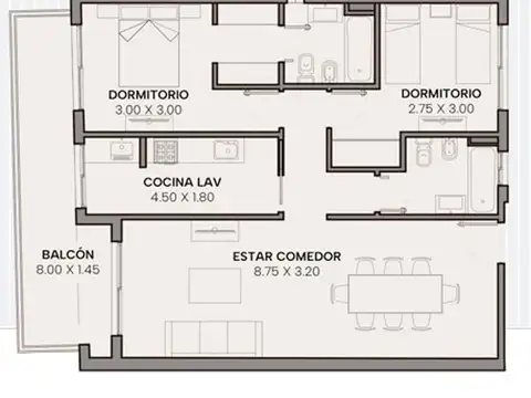 Departamento - Villa Santa Rita