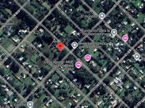 Terreno en Venta 24  mts Fondo