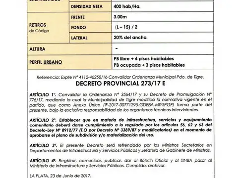 Terreno en Venta en Villanueva, USD 750.000