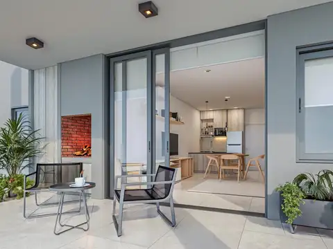 Departamento 2 ambientes con 1 baño