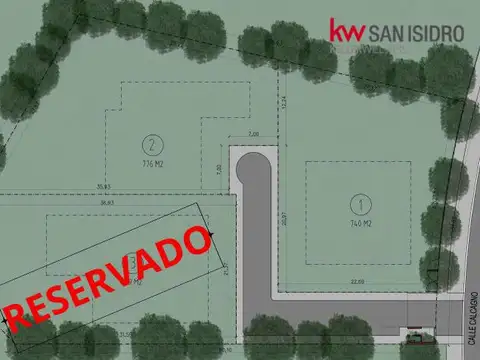 Terreno en Venta de 682,0 m2