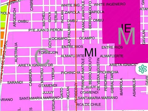 Terreno en Venta de 989,0 m2