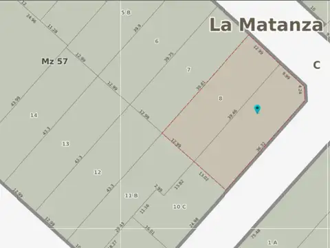 VENTA TERRENO SAN JUSTO CENTRO ZONIFICACION MI