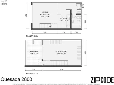 Depto Tipo Casa en Venta de 1 dormitorio