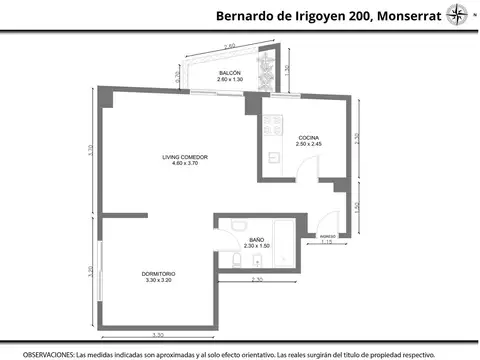 Bernardo de Irigoyen al 200