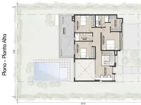 Casa 4 ambientes con 2 baños