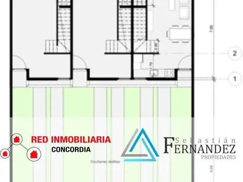 Depto Tipo Casa en Venta con 2 cocheras