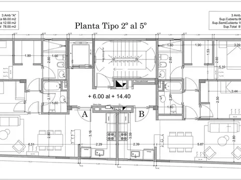 Departamento de 3 ambientes en Venta en Almagro