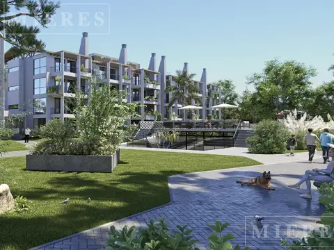 Departamento 4 ambientes c/ jardin  en Green Palmers