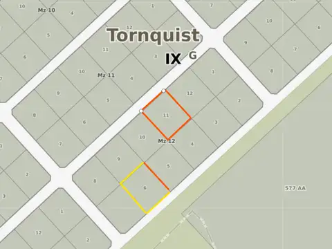 Lote  barrio parque ventania  sierra de la ventana