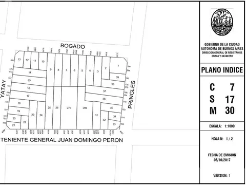 Terreno en Venta en Almagro, USD 1