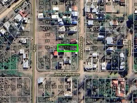 Terreno en Venta 40  mts Fondo