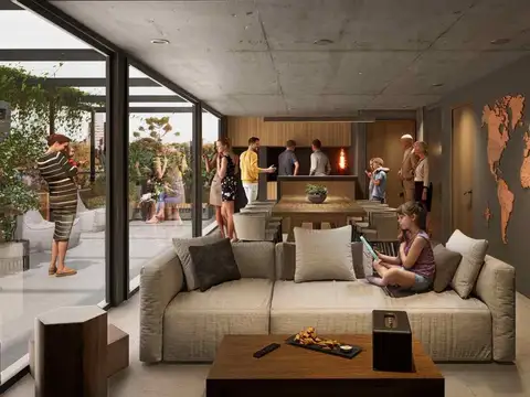 Departamento Monoambiente con 1 baño