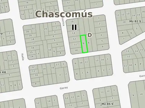 Terreno en Venta en Chascomus, USD 15.000