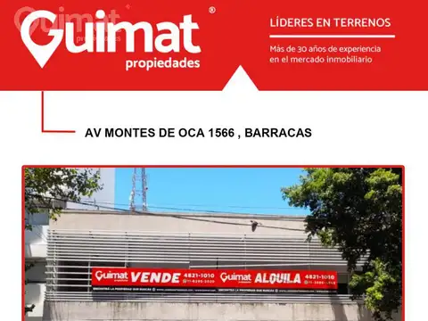 AV MONTES DE OCA  al 1500