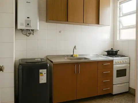 Departamento 2 ambientes con 1 baño