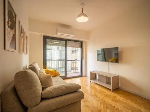 2 ambientes amoblado moderno en Congreso