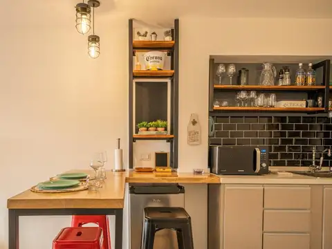 2 ambientes amoblado moderno en Congreso