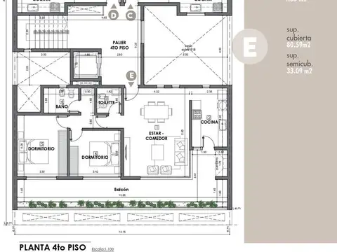 Departamento en venta, en construcción en Barrio San Martín