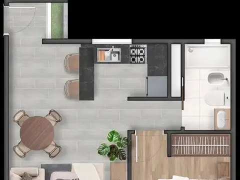 Departamento en Venta en Merlo, USD 78.300