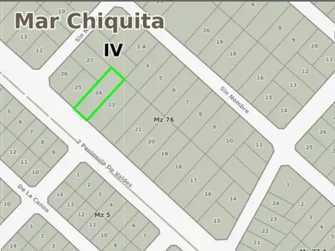 Terreno en venta - 924Mts2 - Mar de Cobo