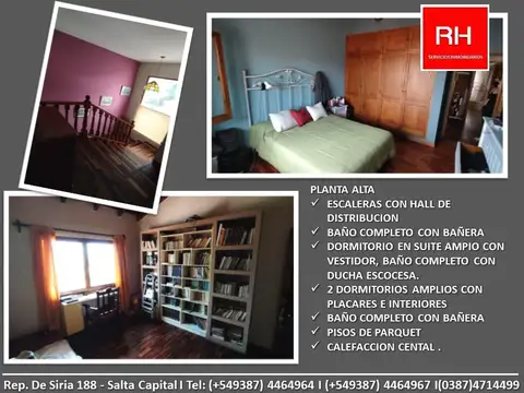 Casa 8 ambientes con 3 baños