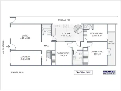 Depto Tipo Casa en Venta de 5 ambientes