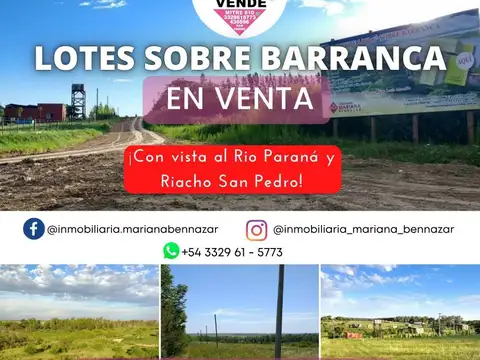 TERRENOS VISTA AL PARANÁ - SAN PEDRO