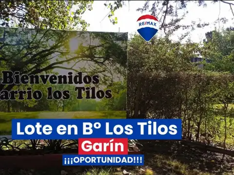 Terreno en Barrio Semi Cerrado Los Tilos