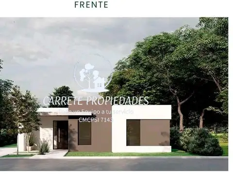 Casa 4 ambientes con 2 baños