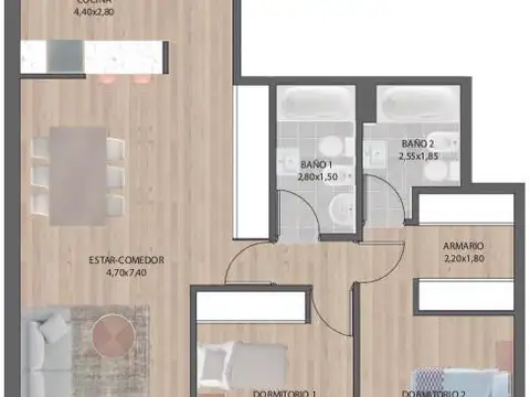 Departamento en Venta en Pichincha, USD 171.100