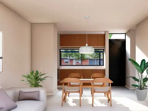 Casa 2 ambientes con 1 baño