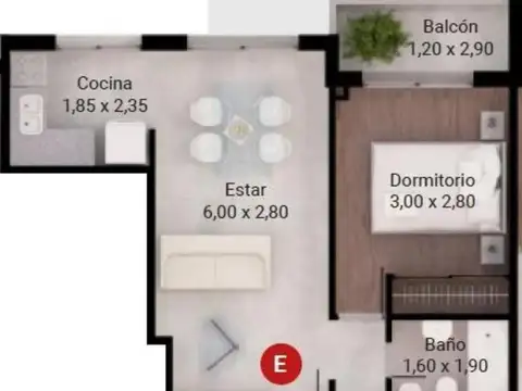 Departamento en Venta en Abasto, USD 98.000