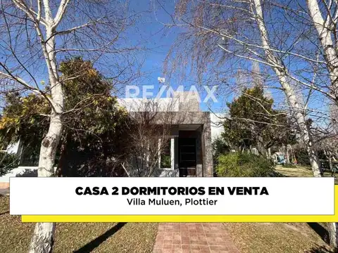 Casa 2 dormitorios en venta Villa muluen Plottier