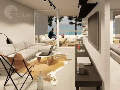 Departamento 2 ambientes con 1 baño