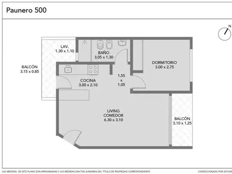 Departamento en Venta de 2 ambientes