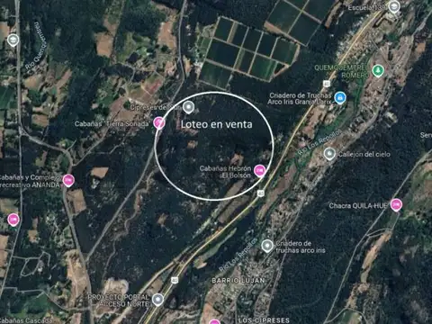 Terreno en Venta en El Bolson, USD 38.000