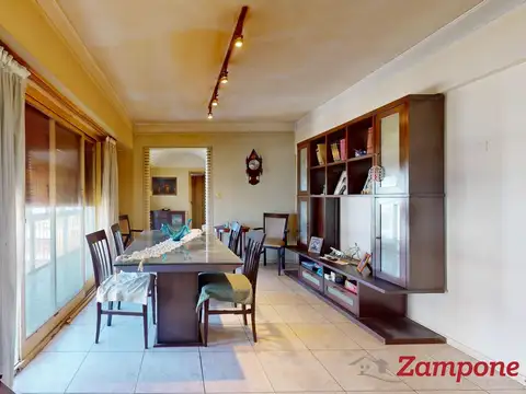 Departamento 3 ambientes con balcón corrido en Villa Santa Rita