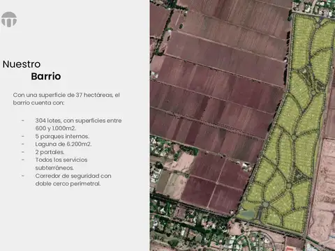 Terreno en Venta 30  mts Frente