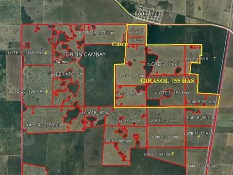 Campo en Colonia El Inca