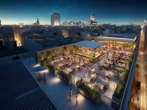 VENTA LOCAL ROOFTOP EN PISO 9 EN MONSERRAT A ESTRENAR