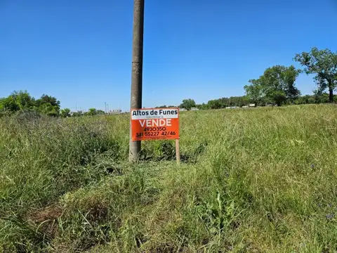 OPORTUNIDAD TERRENO EN VENTA FUNES