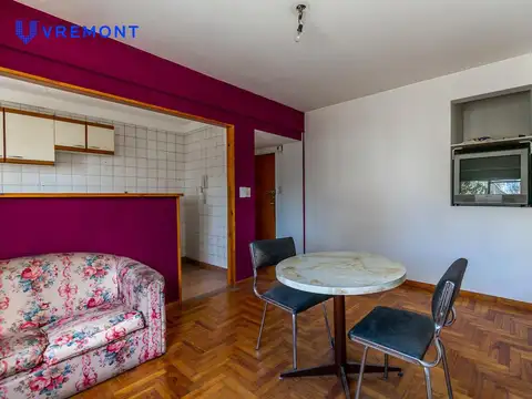 Departamento 2 ambientes con 1 baño