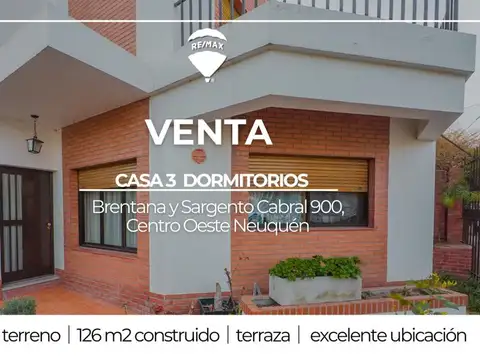 Venta Casa 3 hab. Centro Oeste de Neuquén